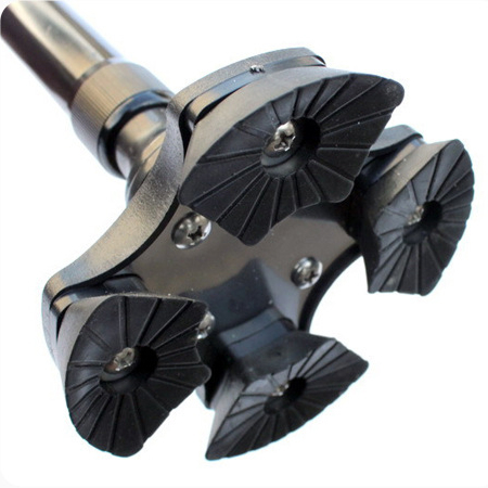 Quad base rubber feet detail